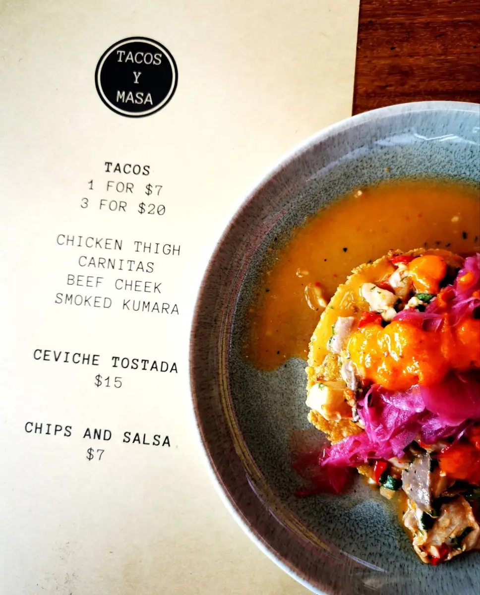 Ceviche tostada
