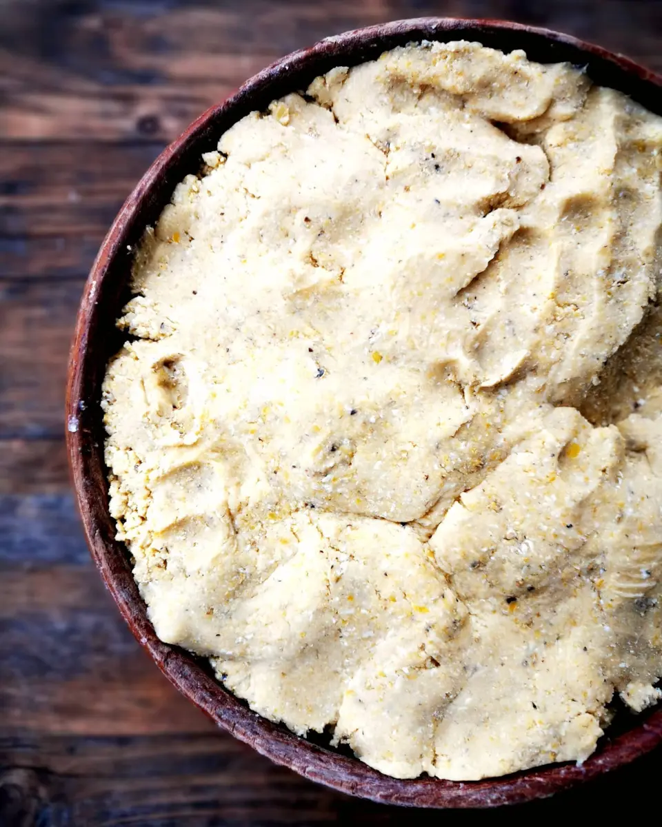 Fresh ground masa ready for use